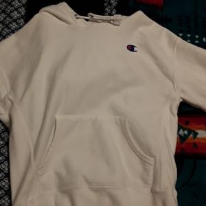 White Champion Hoodie